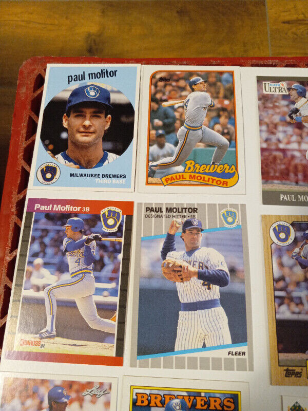 Vintage Baseball Cards Paul Molitor HOF Lot of 24 NM in Arts & Collectibles in Trenton - Image 2