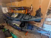 TWO KAYAKS AND ALL ACCESSORIES FOR SALE