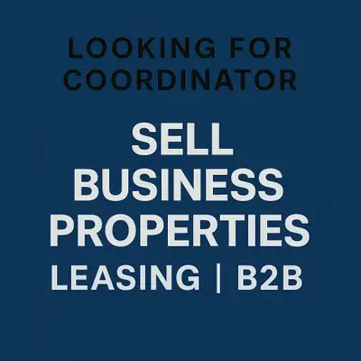 Looking To Hire Specialist In Sell / Lease Commercial Properties, View more