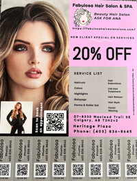 Beauty Hair Salon Fabulosa Macleod Trail 