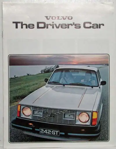 1979 Volvo The Driver's Car Sales Brochure. Original., Voir plus