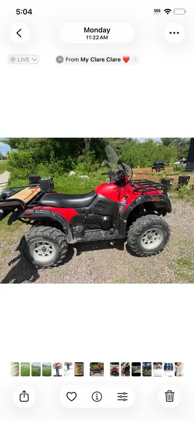 TRADES ?08 cfmoto force 500 blown head gaskets, View more