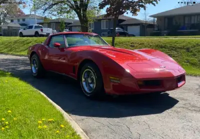 Red with white leather interior. One owner car. 40,000 original km. Air conditioned, power windows,...