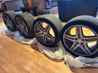 Mercedes AMG rims and tires
