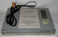Vintage Citizen Super Slim DVD Player Model JDVD3836