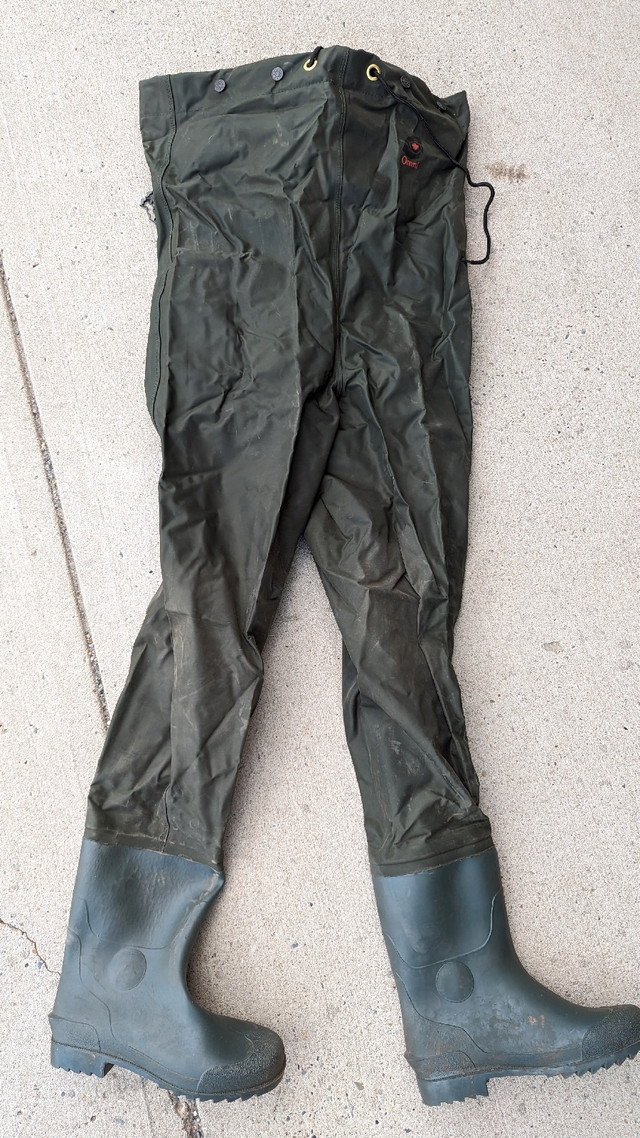 Omni Fishing Chest Waders - Boots Size 10, 56in, Fishing, Camping &  Outdoors, Calgary