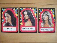 3 stickers de la série Charlies Angels de 1977