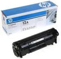 HP 12A Black Original LaserJet Toner Cartridge (Q2612A)