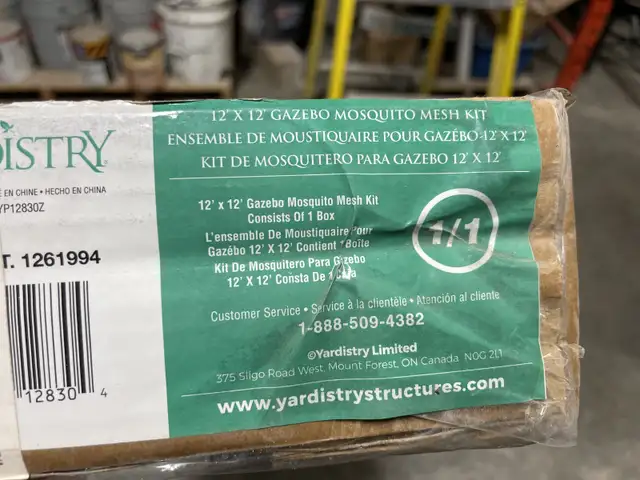 Yardistry mosquito netting 12x12 in Patio & Garden Furniture in Sarnia - Image 3