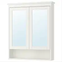 Bathroom mirror cabinet ikea hemnes white