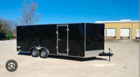 Car hauler enclosed trailer