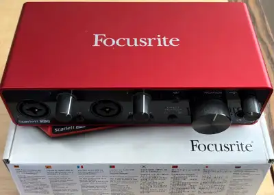 Focusrite Scarlett audio interface. Third gen. Excellent choice for home studio use. Excellent condi...