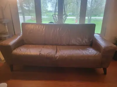 EQ3 leather couch, View more