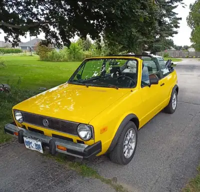 Feast your eyes on this sunny 1984 Volkswagen Rabbit Convertible Cabriolet! Here are some additional...