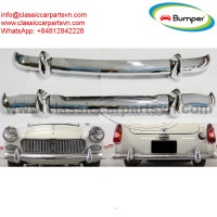 MG Midget MK1 MK2 bumpers (1961–1966) by stainless steel  New