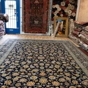 10.5’FT x 13.9′FT PERSIAN KASHAN BEAUTIFUL HANDKNOTTED WOOL, View more
