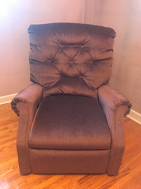 Large plush lounge chair