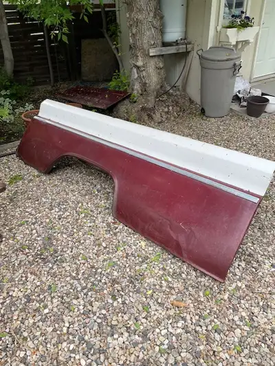 1965 GMC Fleetside box sides and ends plus a few cross ties. Needs repair to bottom edge. Located ne...