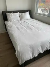 Full size bed and mattress for sale