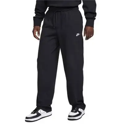 Nike Sportswear Club Knit Open-Hem Pants, Men's Medium, Black, View more