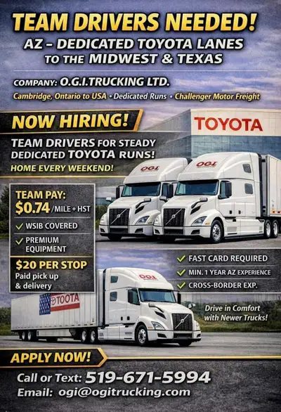 AZ TEAM  - Dedicated Toyota Run, View more