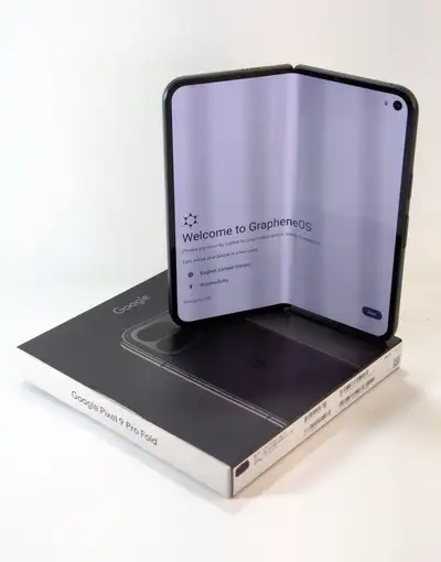 New DeGoogled Unlocked Pixel 9 Pro Fold GrapheneOS Privacy Phone, View more
