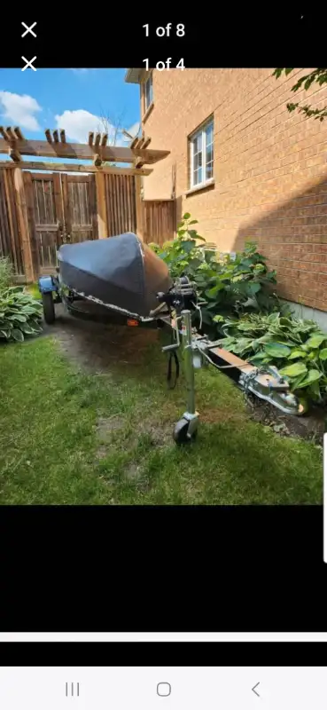 * Very light boat good for fishing or hunting * no motor as i sold my mud motor * can be powered by...