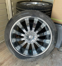 24 inch Rims , tires included 