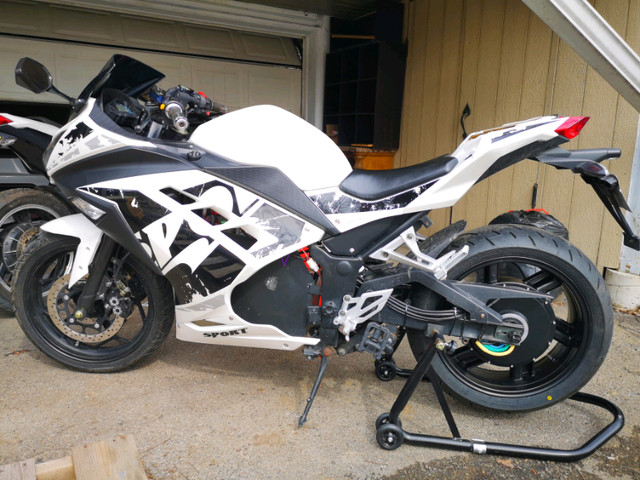 Custom high speed race ebike. Emmo zone Daymak em2 100km h plus