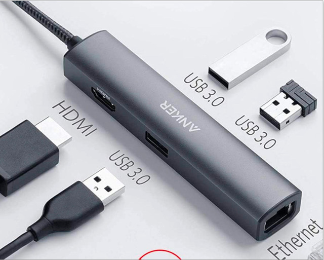 Brand New Anker USB C Hub in Cables & Connectors in Kitchener / Waterloo - Image 2