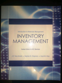 Introduction to materials management: inventory management

