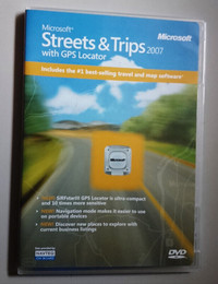 Microsoft Streets and Trips 2007 with GPS Locator  with DVD