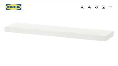 lack IKEA SHELVES. $3 or $4 each. I have 6 here, View more