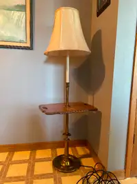 Vintage Lamp and drink holder