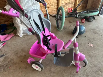 Little tykes 4 in one bicycle. Used a handful of times should have all the pieces you can look over...