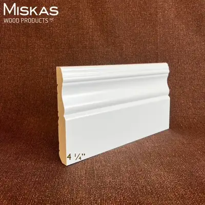 Primed Baseboards Colonial Style -Trim and Moulding Manufacturer, View more