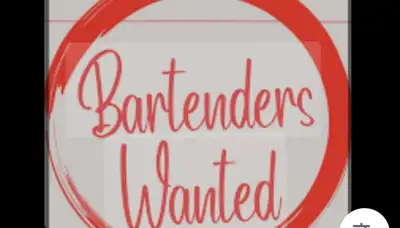 bartender needed, View more