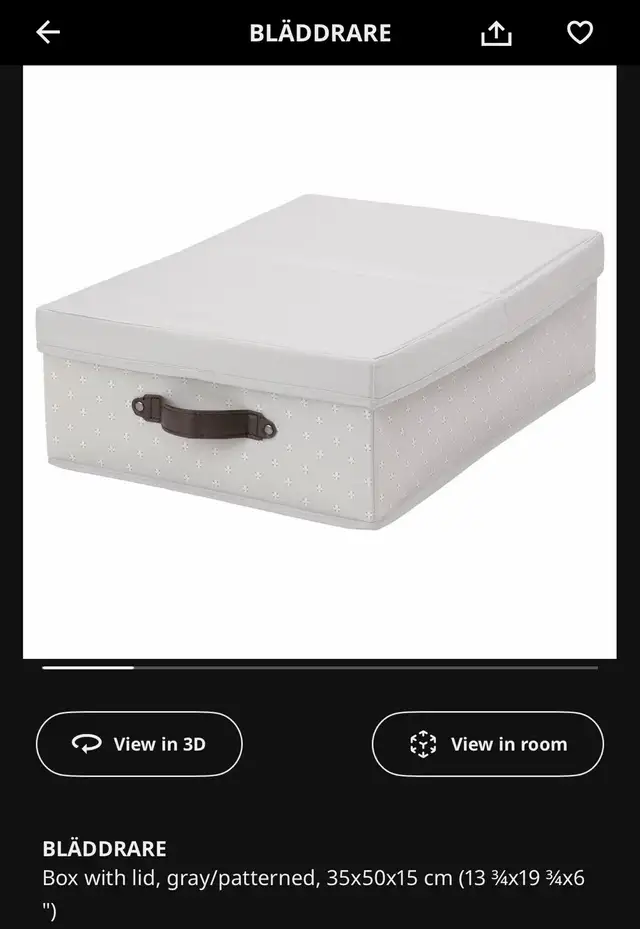 New IKEA BLÅDDRARE Storage Box with Lid in Storage & Organization in Oakville / Halton Region - Image 3