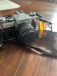 Canon AT-1 with film 