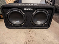 Dual 10" Subwoofer and Amplifier Combo