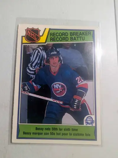 For sale: 5 Mike Bossy hockey cards from the early 80s Asking $40 or best offer. Message me if inter...