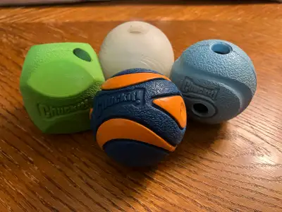 Set of Four Chuck-It Balls, View more