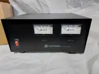 Astron RS-35M Dual meter regulated DC power supply Ham Radio