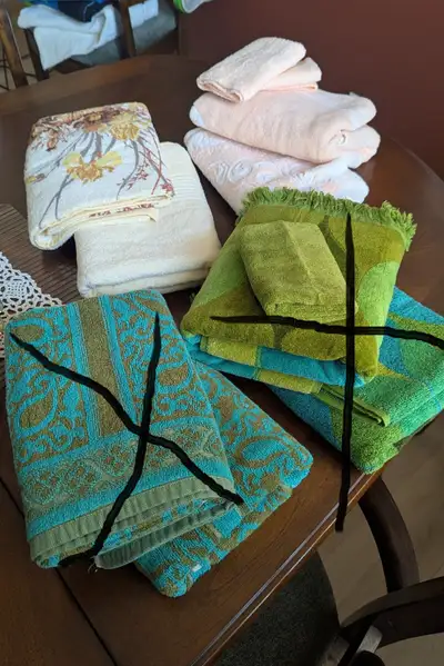 Assorted Sets of Vintage Towels, View more