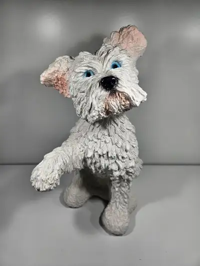 Ceramic dog statue Approx. 9" x 14" x 20 Has some weight to it/sturdy Very good condition All offers...