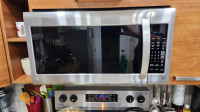 LG range microwave/hood  for sale