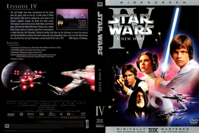 DVD STAR WARS NEW HOPE / COMME NEUF TAXE INCLUSE dans CD, DVD et Blu-ray  à Laval/Rive Nord