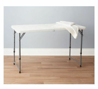 4' Folding Table - White