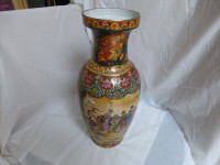 Satsuma vase porcelaine peinture