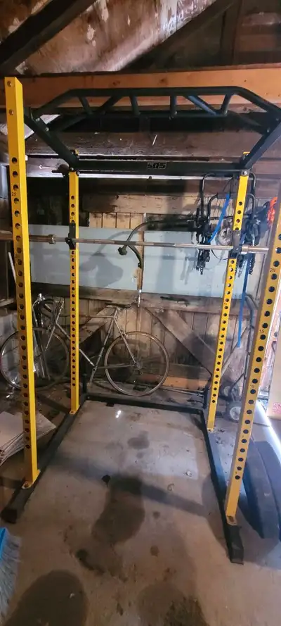 SQUAT/POWER RACK WITH 35LB BAR, View more